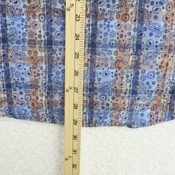 Wrangler Retro Premium Pearl Snap Western Shirt Mens Large Bandana Print - Picture 11 of 11